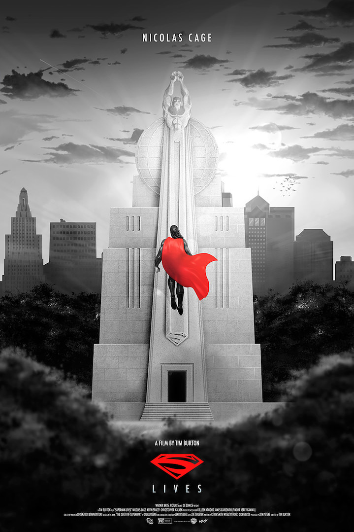 Doaly, Digital alternative movie poster of Superman