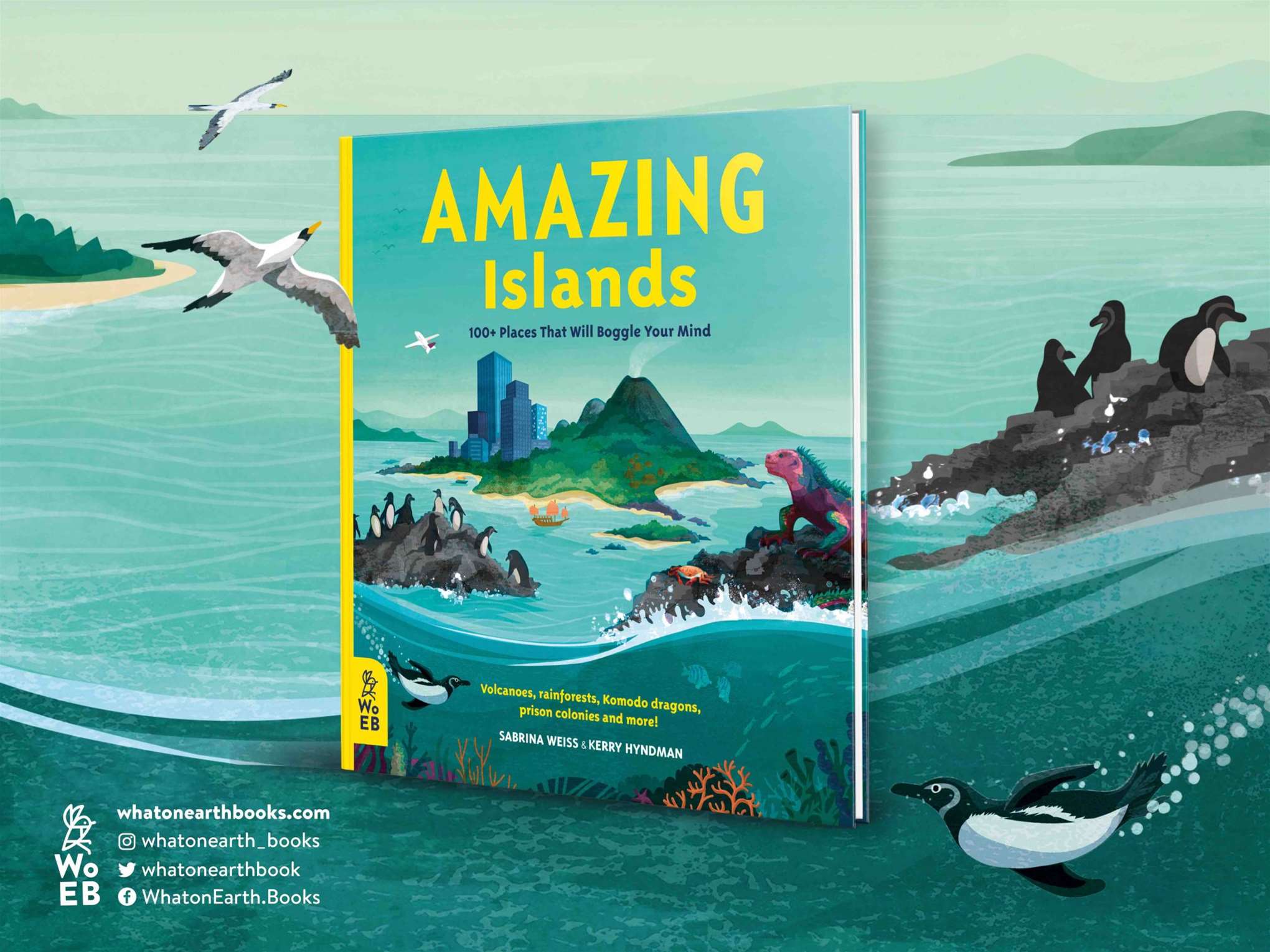 Kerry Hyndman, Book cover by Kerry Hyndman about Amazing Islands