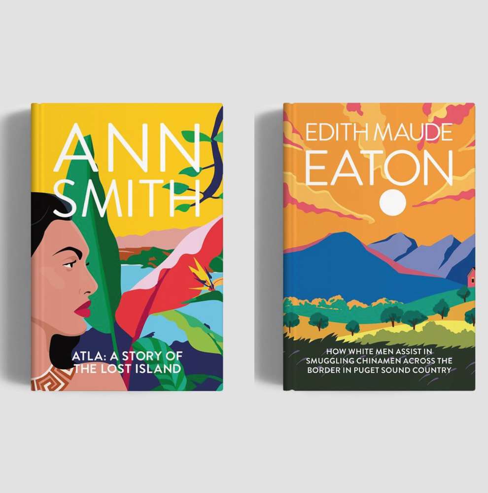 Camila Pinheiro, Set of 2 vector and vibrant illustrated book covers