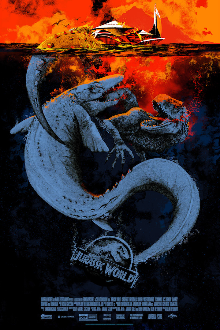 Shan Jiang, Shan Jiang Jurassic World poster. Fantasy art