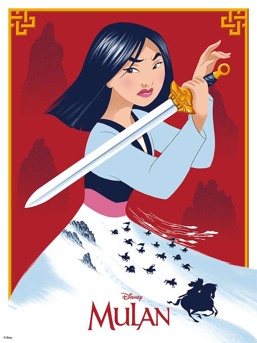 Doaly, Officially licensed art print for Mulan.