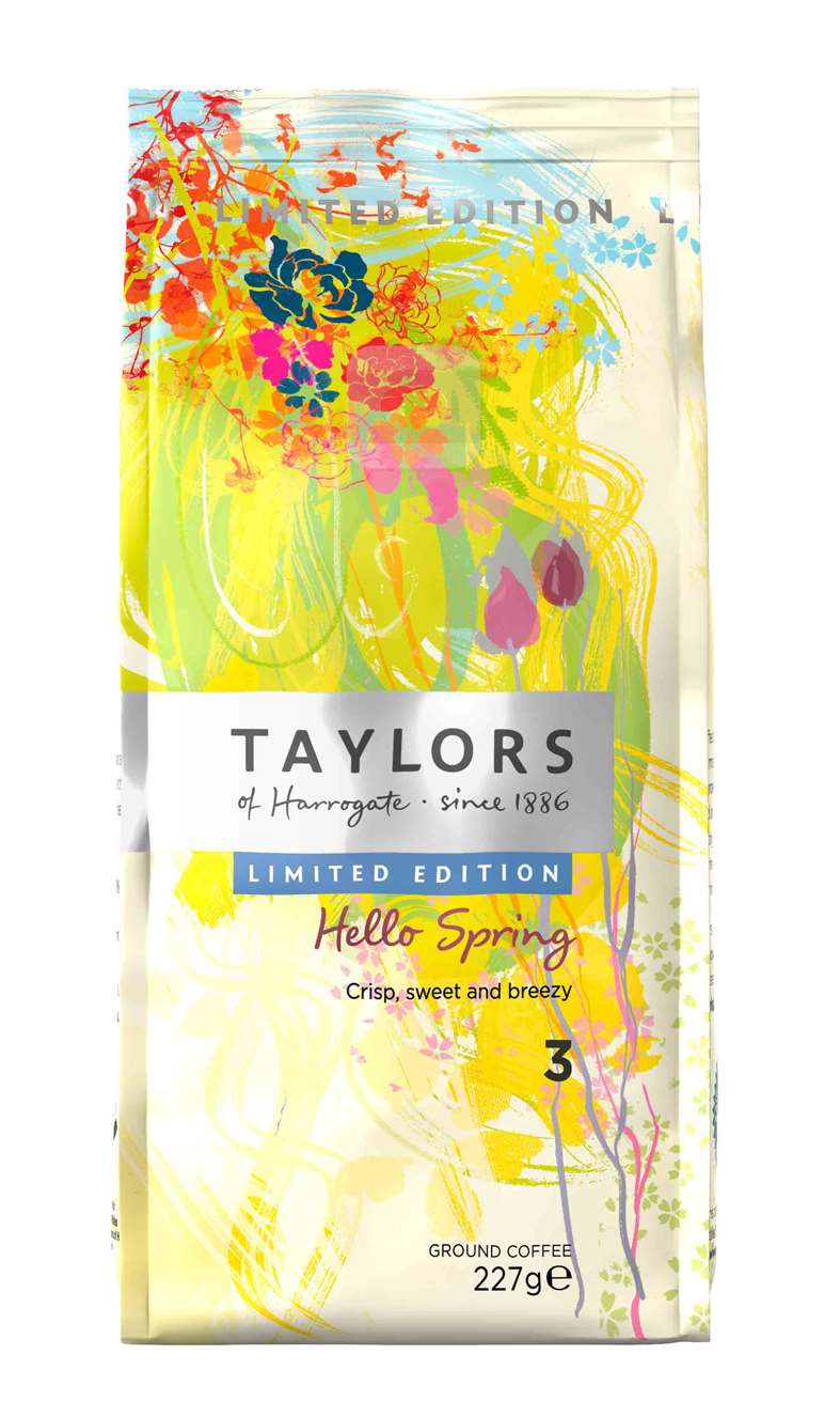 Kate Miller, Kate Miller Taylors of Harrogate packaging for spring.