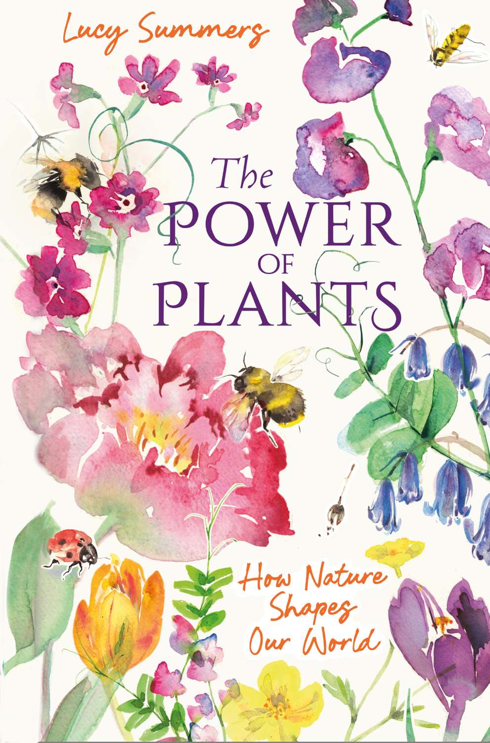 Lesley Buckingham, Power of plants in watercolour style by Lesley Buckingham.