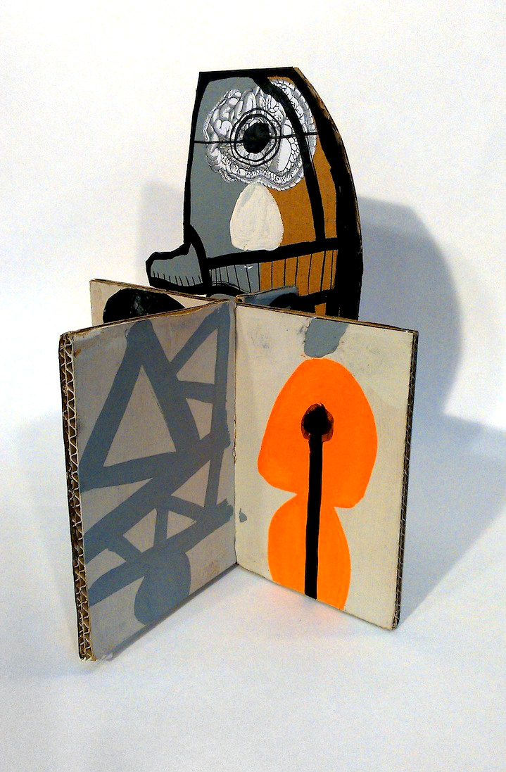 Chris Gilvan Cartwright, Abstract cardboard sculpture 