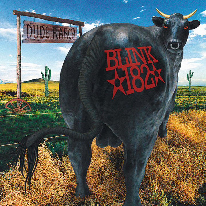 Lou Beach, Album cover for Blink 182, photo collage of a bull