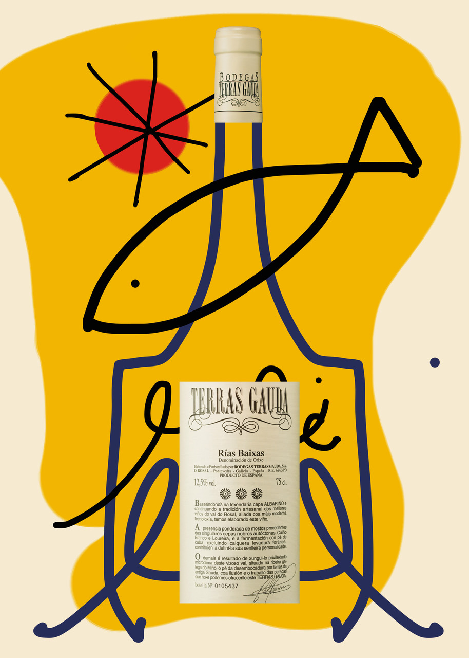 Brian Grimwood, Fish and abstract design by Brian Grimwood.