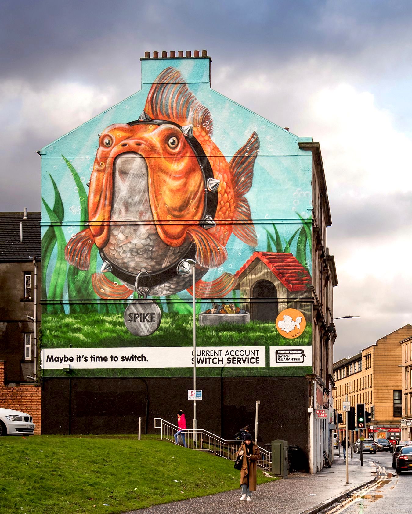 Sam Gilbey collaboration with House 337 for Switch Mural campaign.