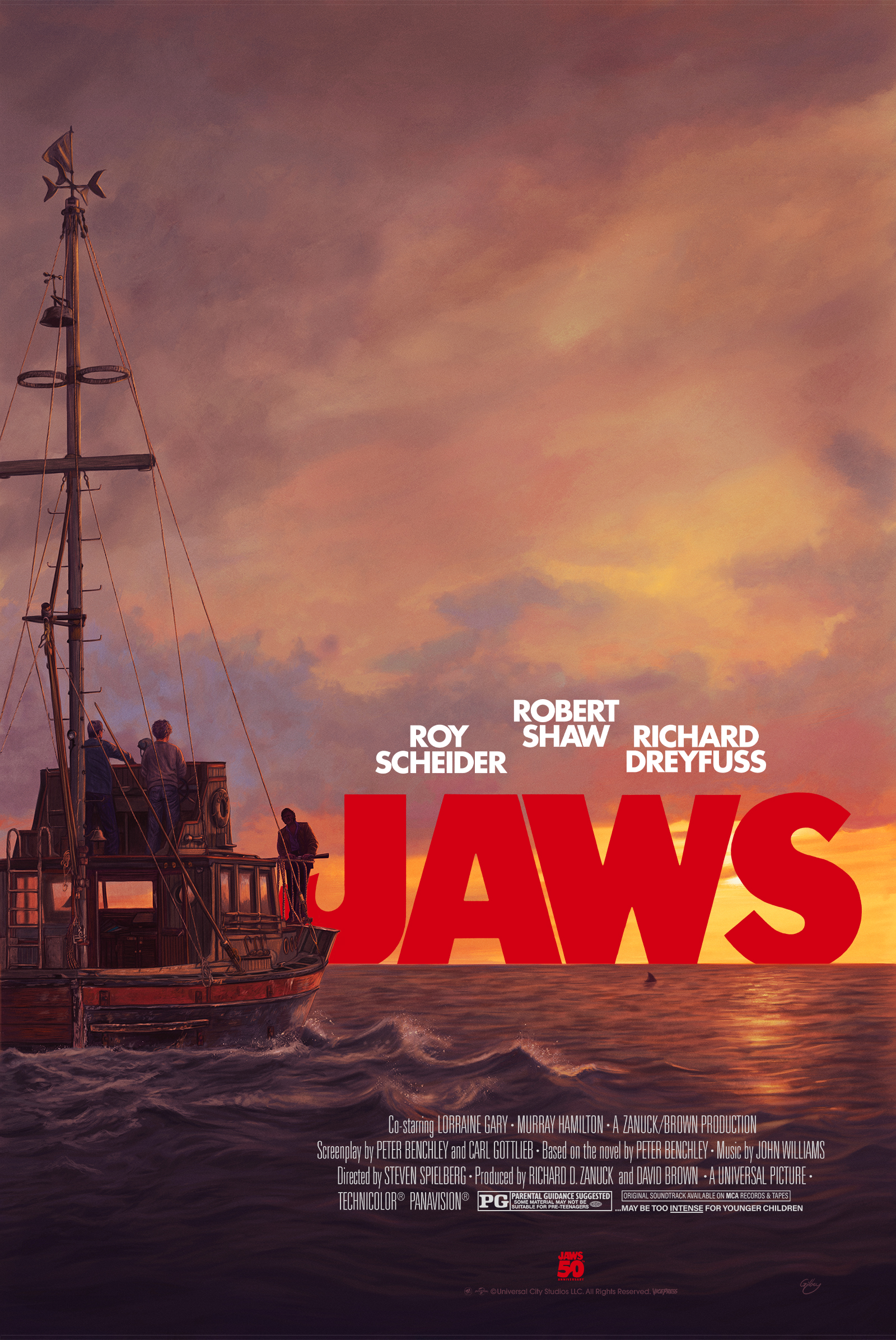 Sam Gilbey draws Jaws